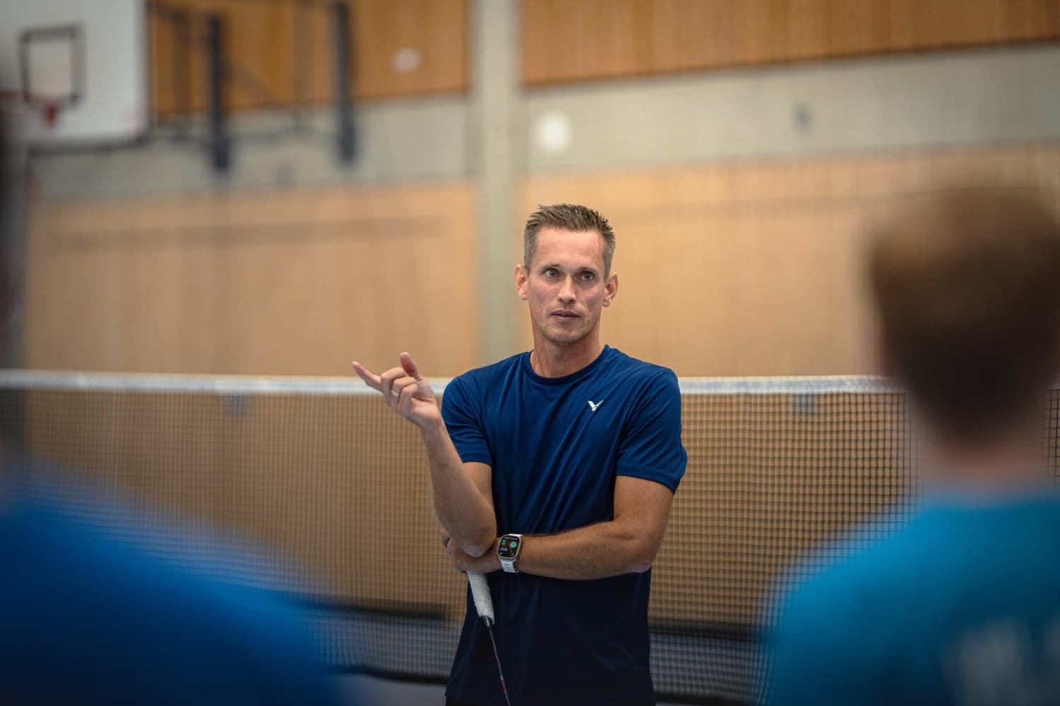A portrait of Diemo Ruhnow. He smiles directly into the camera.