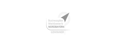 Logo and lettering from Businessplan Wettbewerb Nordbayern
